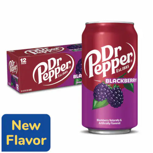 Dr Pepper Black Berry Soda USA (24x355ml)