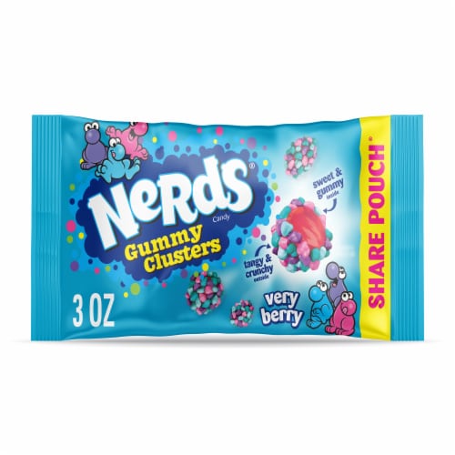 Nerds Gummy Clusters Very Berry Share Pouch 85g (12Units)