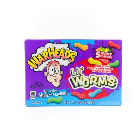 Warheads Lil worms Theater box 99g x 12pcs
