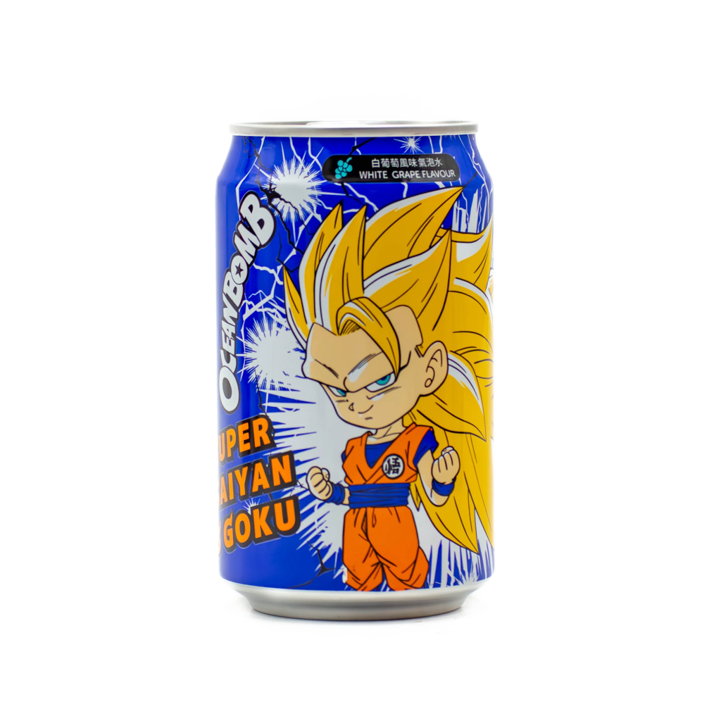 Dragon Ball Sparkling Water White Grape Flavor 330ml x24 (TW)