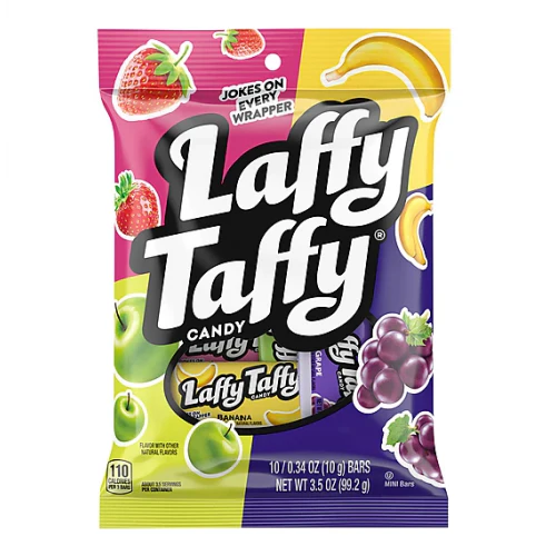 Laffy Taffy Assorted Peg Bag 99g - Case (12units)
