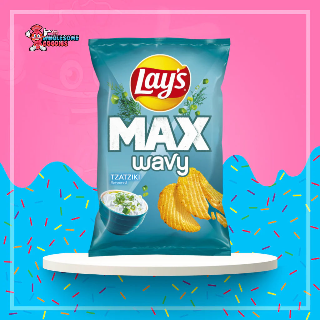 Lays Max Wavy tzatziki (24x120g)
