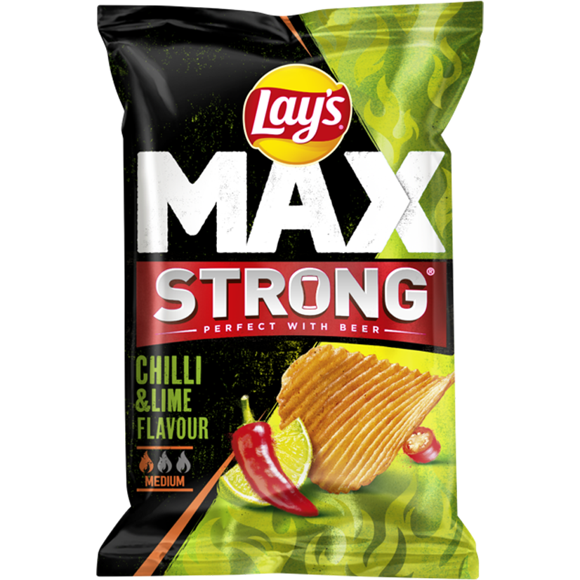Lays Strong Chilli & Lime (24x120g)