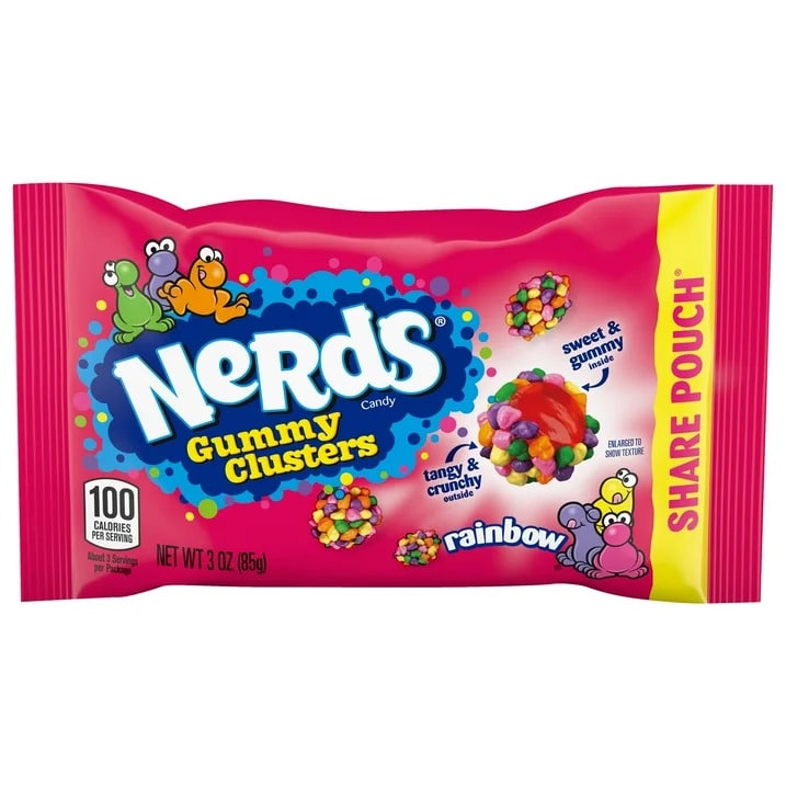 Nerds Gummy Clusters Share Pouch 85g (12Units)