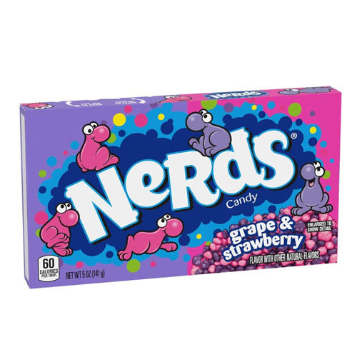Nerds strawberry/grape conc box 5oz 141gm x 12 pcs