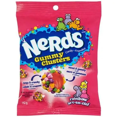 Nerds Gummy Clusters Peg Bag 12 x 141g - Case