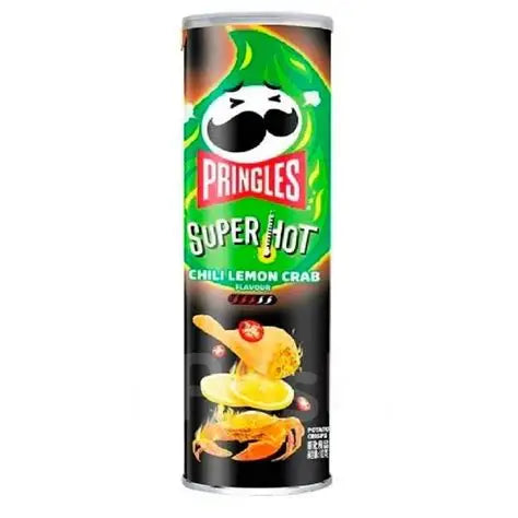 PRINGLES CHILI LEMON CRAB FLAVOR POTATO CRISPS 20 X 110G