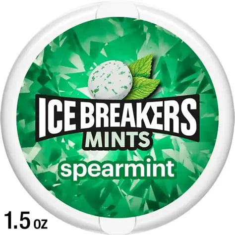 Ice Breakers Spearmint Mints Tin 8x42gr