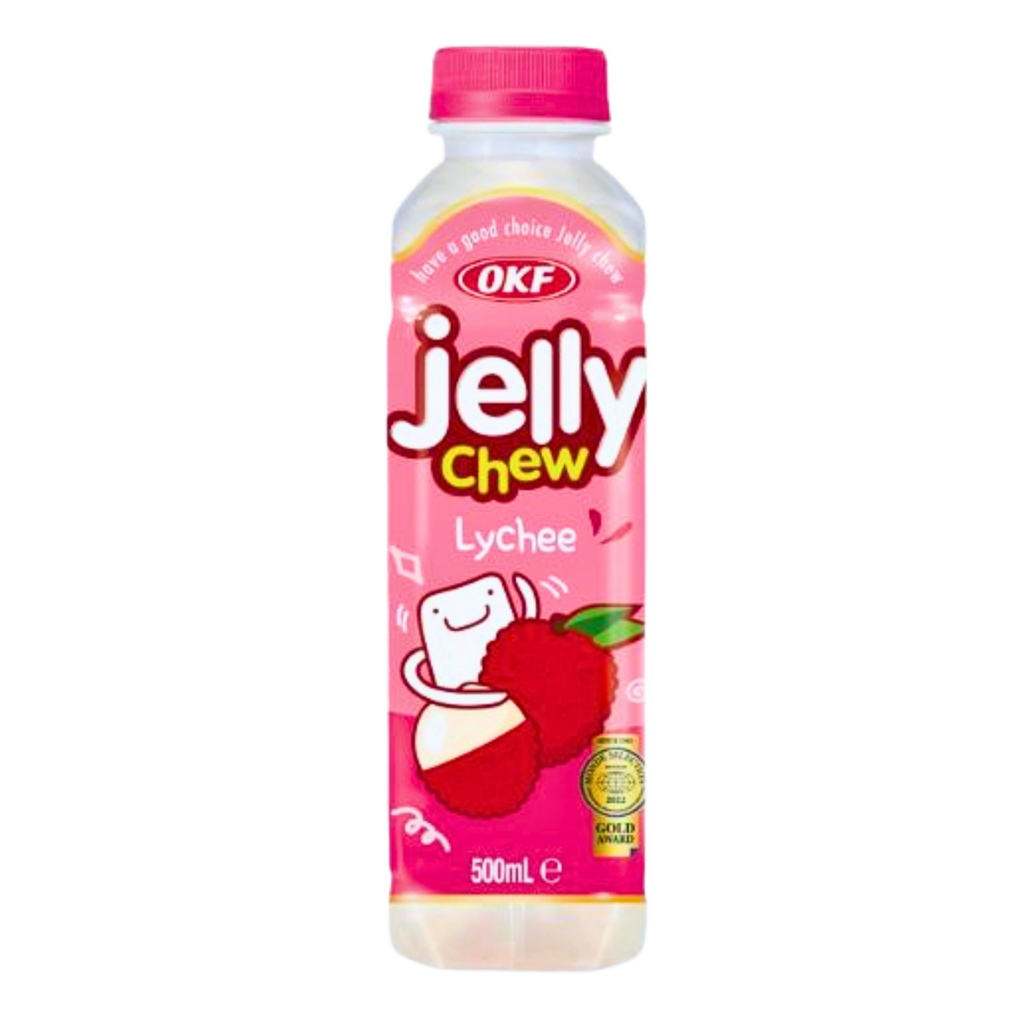 OKF Jelly Chews Lychee Flavour (20 x 500ml)