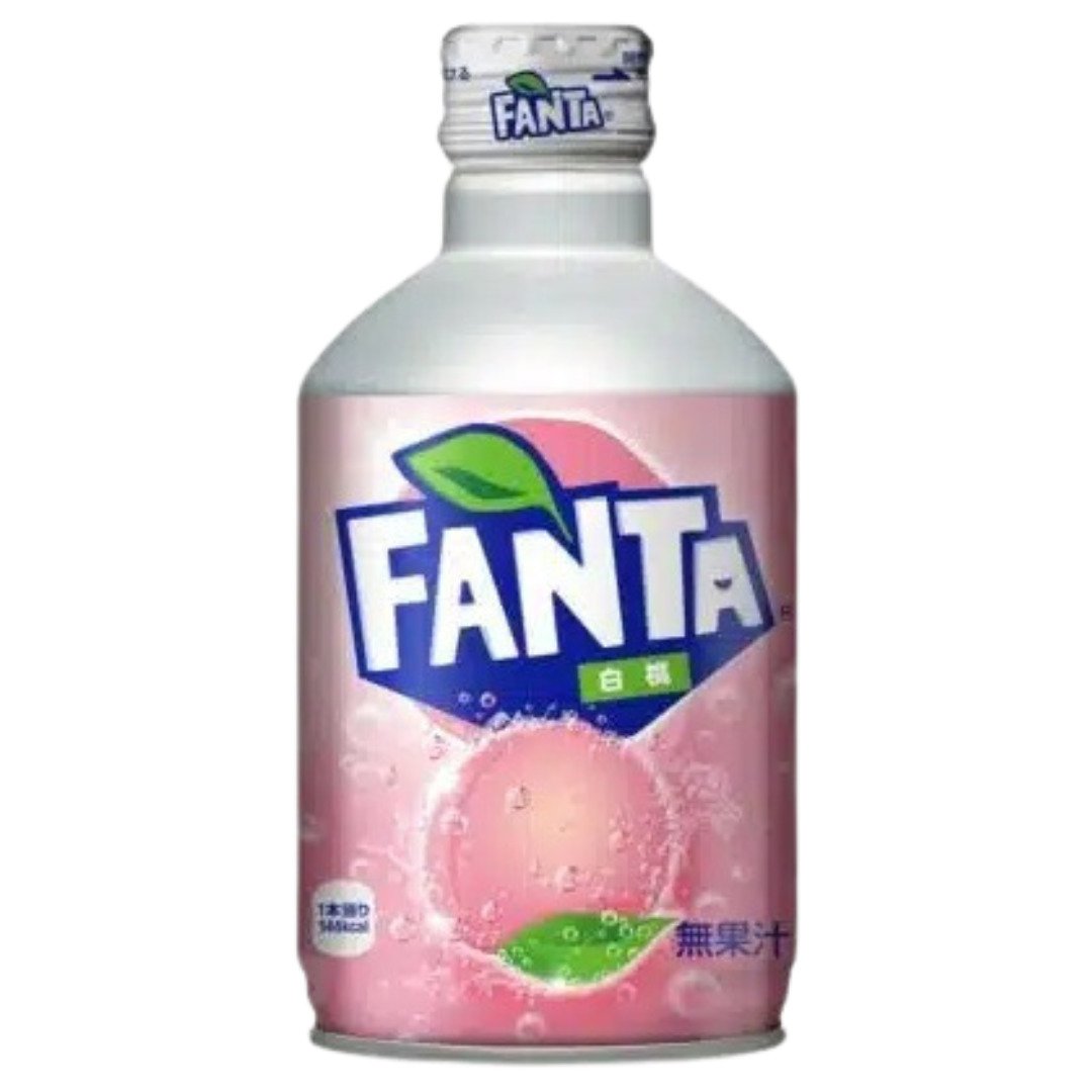 Fanta Peach Metal Bottle Japan (24x300ml)