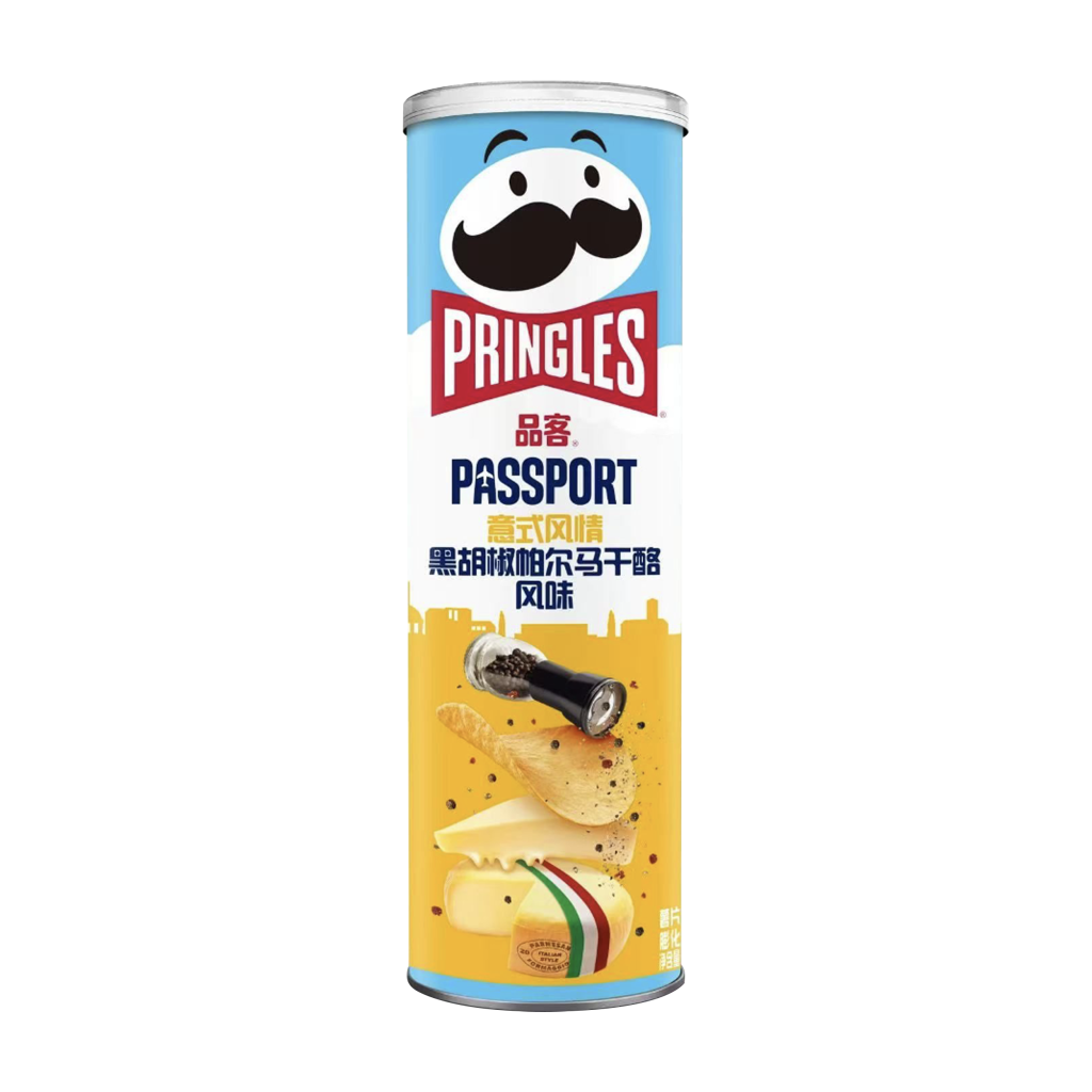 Pringles Black Pepper & Parmesan Flavor 110g x20 (CHI)