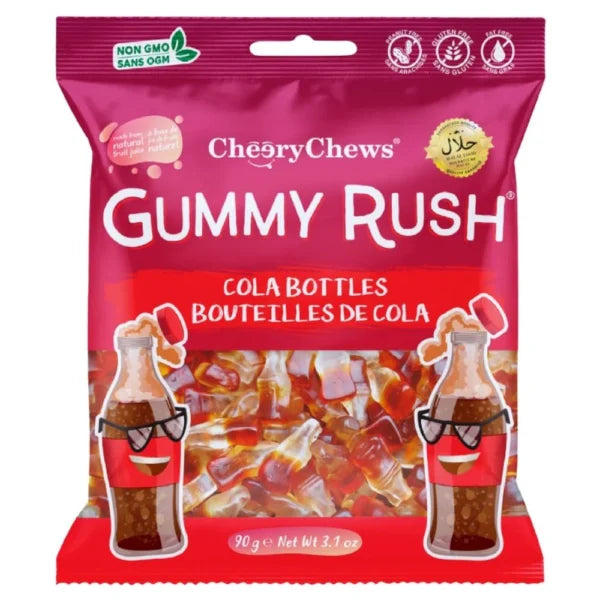 Gummy Rush cola bottles 90g x 12 pcs