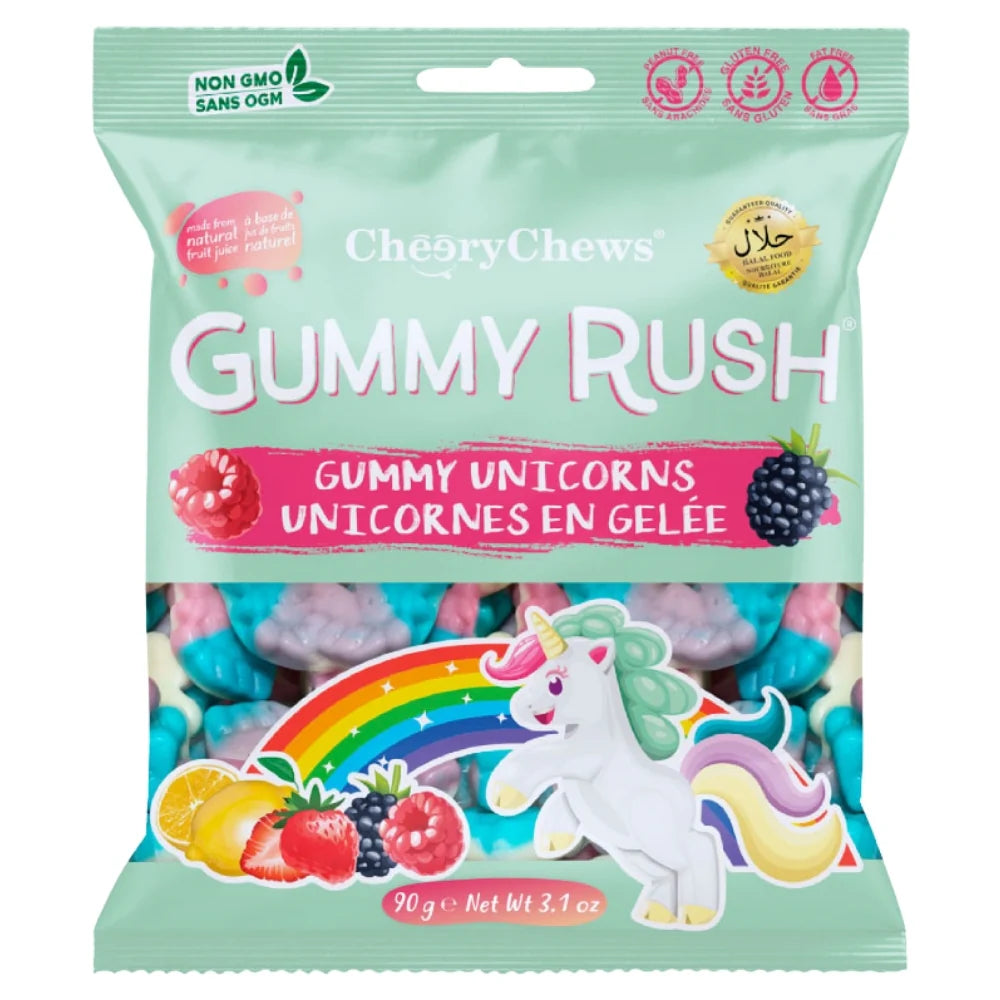 Gummy Rush Gummy Unicorns - 90g x 12 pcs