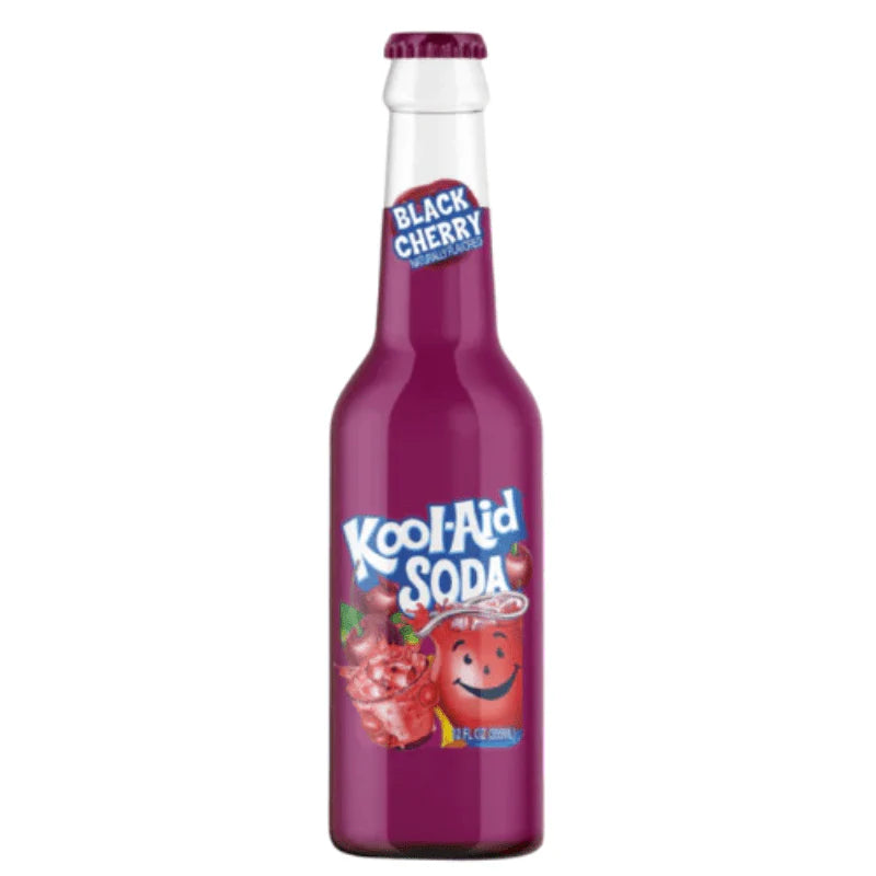 Kool Aid Black Cherry Glass Bottles (12 x 355ml)