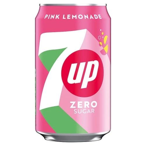 7UP Pink lemonade Zero sugar 24 x 330ml