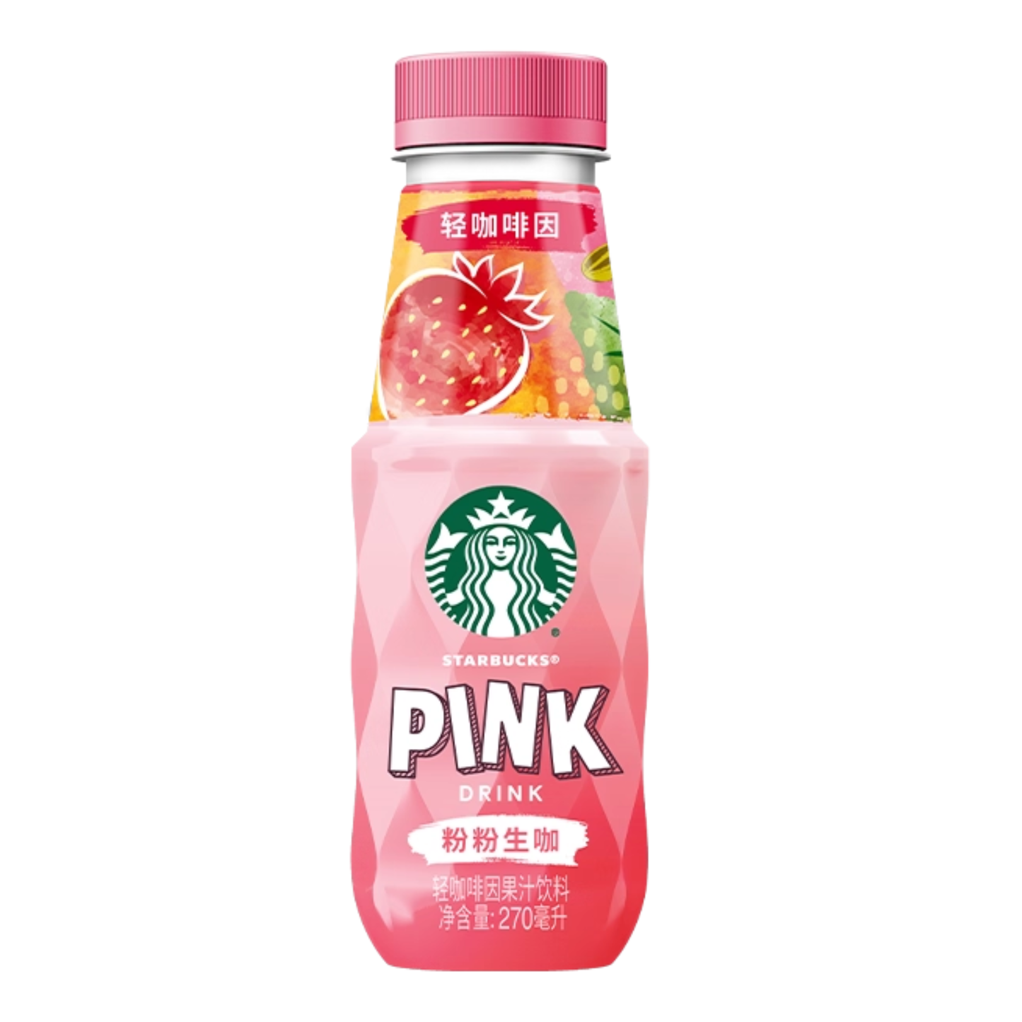 Starbucks Pink Drink Strawberry Flavour Chinese (15 x 270ml)
