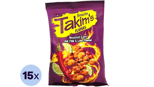 Takim´s Roasted Corn Hot Chili & Lime 15x100g