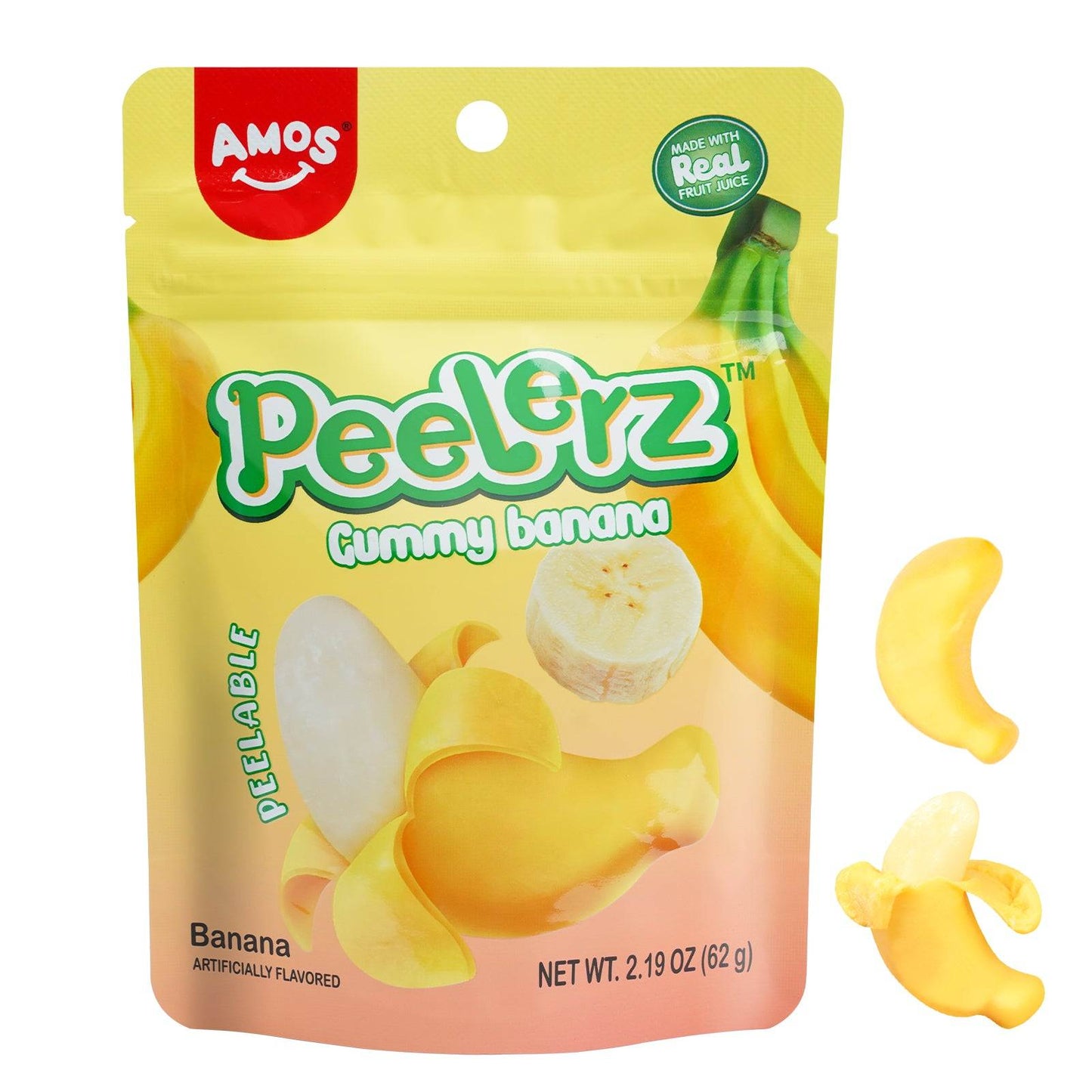 AMOS PEELERZ BANANA 12pc x 62g