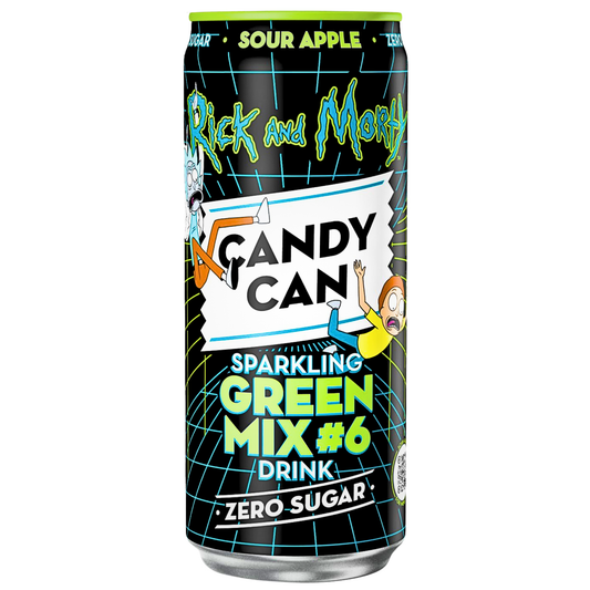 Candy Can Ricky & Morty Sour Apple Flavour Can (12 x 330ml)