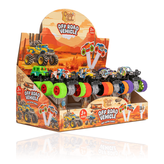 Candy Paradise Toy With Candy Road Vehicle (8x10g)