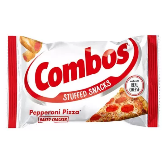 Combos Stuffed Snacked Pepperoni Cracker (18 x 48g)