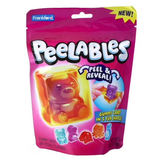 Frankford Peelable Peel &  Reveal Gummy Candy USA  (9x120g)