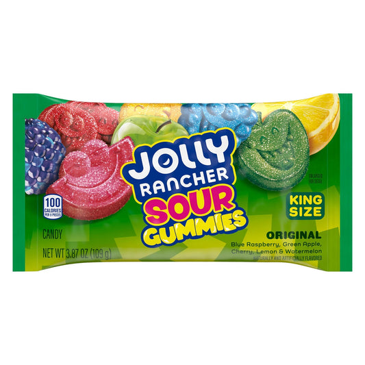 Jolly Rancher Sour Gummies King Size 110g - Inner (12Units)