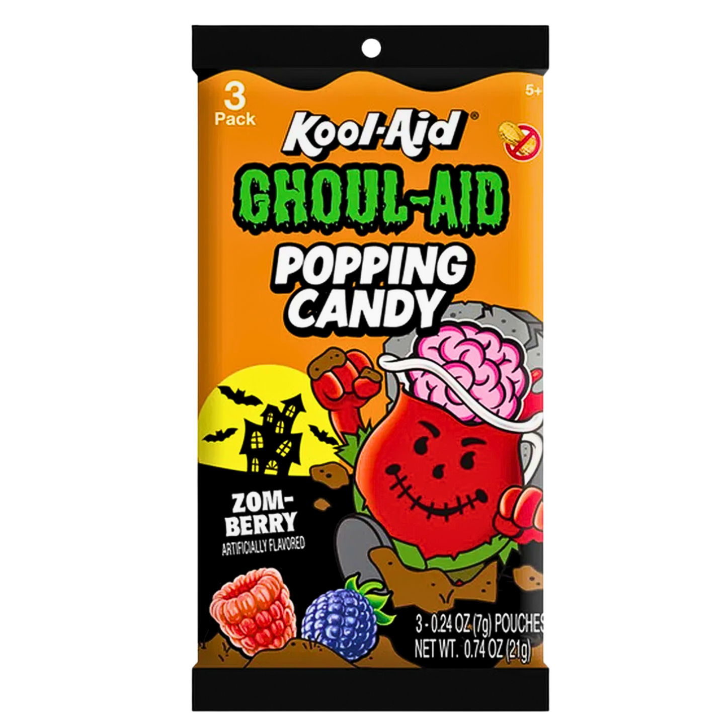 Kool Aid Ghoul Aid Popping  Candy Zom-Berry Flavour  USA (12 x 28g)