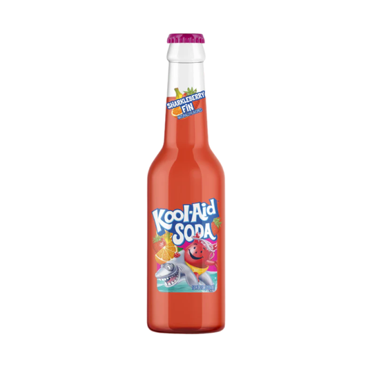 Kool Aid Sharkleberry Glass  Bottles (12 x 355ml)