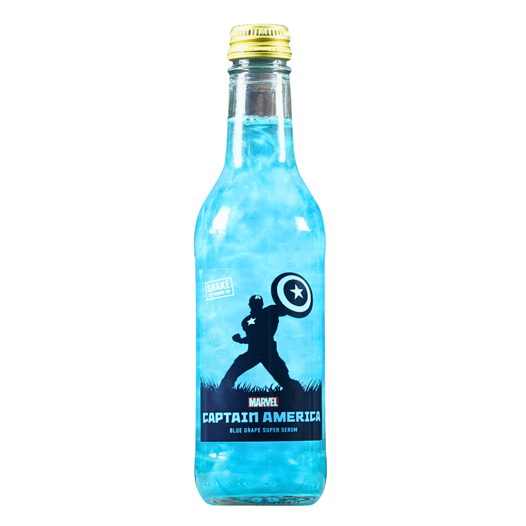 Marvel Drink Captain  America Blue Grape Super  Serum (12 x 330ml)