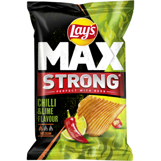 Lays Strong Chilli & Lime  (24x120g)