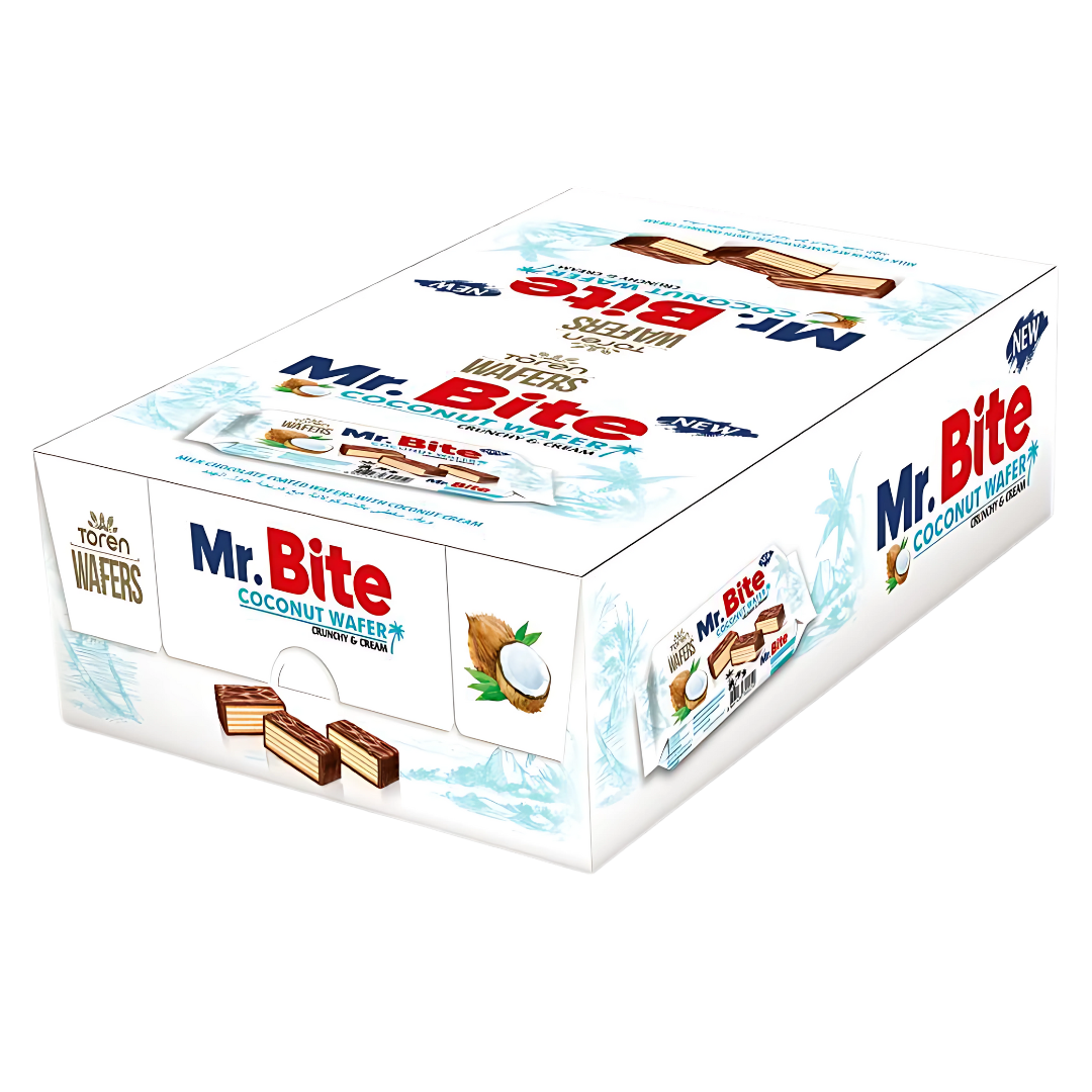 Mr. Bite Coconut Wafer (24 x 38g)