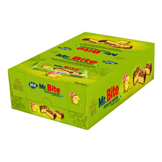 Mr. Bite Pistachio Wafer  (24 x 38g)