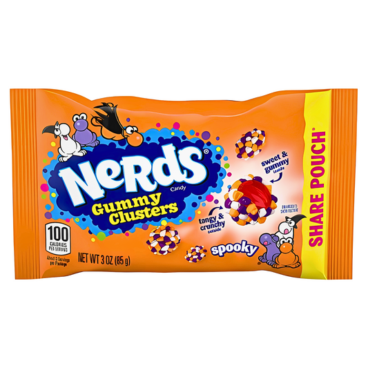 Nerds Halloween Spooky  Gummy Clusters Share  Pouch (12 x 85g)