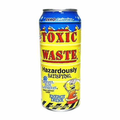 Toxic Waste Sour Cherry Energy  Drink (12x500ml)