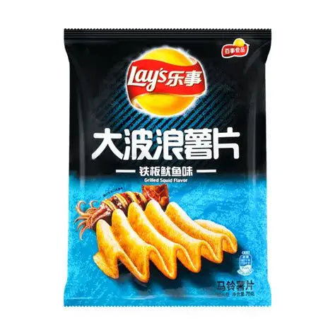 LAYS BIG WAVE GRILLED SQUID FLAVOR 22 X 70G