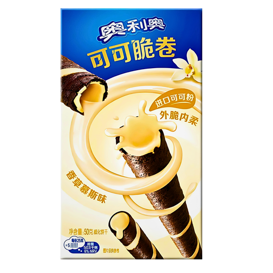 Oreo Cocoa Crisp Roll Vanilla Mousse Flavour Chinese (24 x 50g)