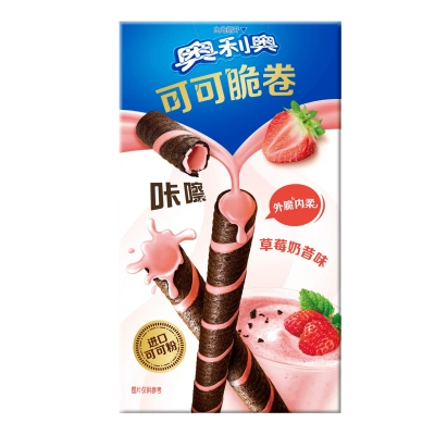 Oreo Crispy Roll – Strawberry Milkshake (24 x 50g)