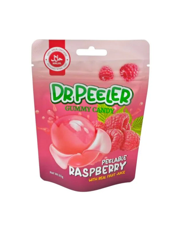 Dr Peeler Raspberry Peelable Gummy Halal (12 x 65g)