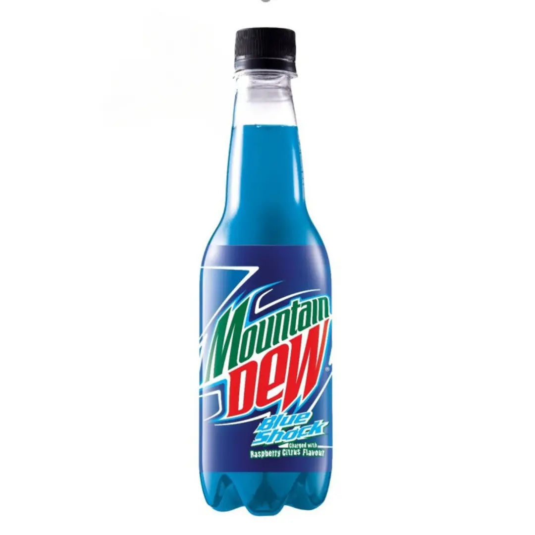 Mountain Dew USA Blue  Shock Bottles (24x400ml)