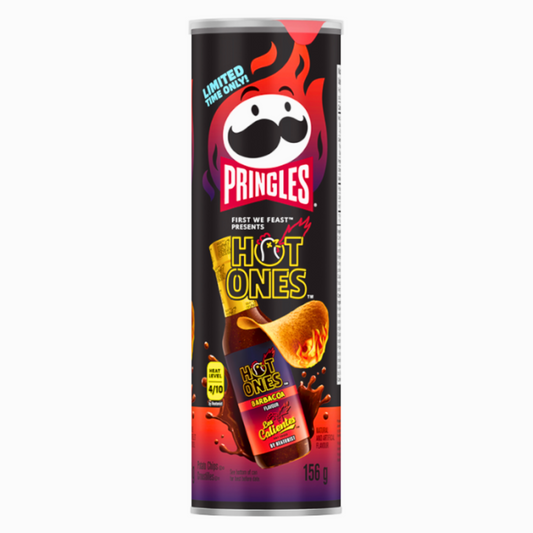 Pringles Hot Ones Barbacoa  Flavour Limited Edition Canadian (14 x 156g)