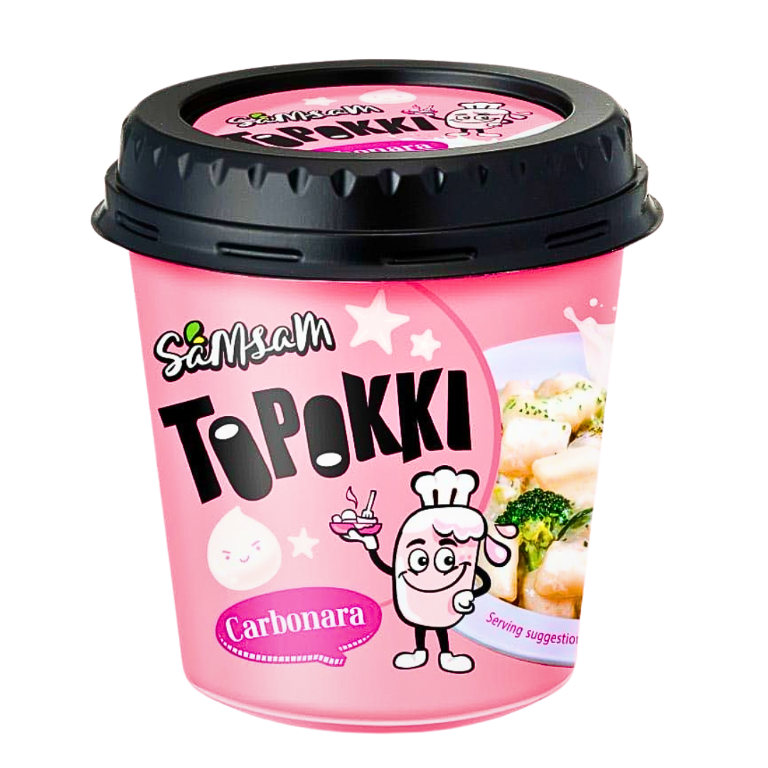 Samsam Topokki Cups Korea Carbonara Flavour (6 x 120g)