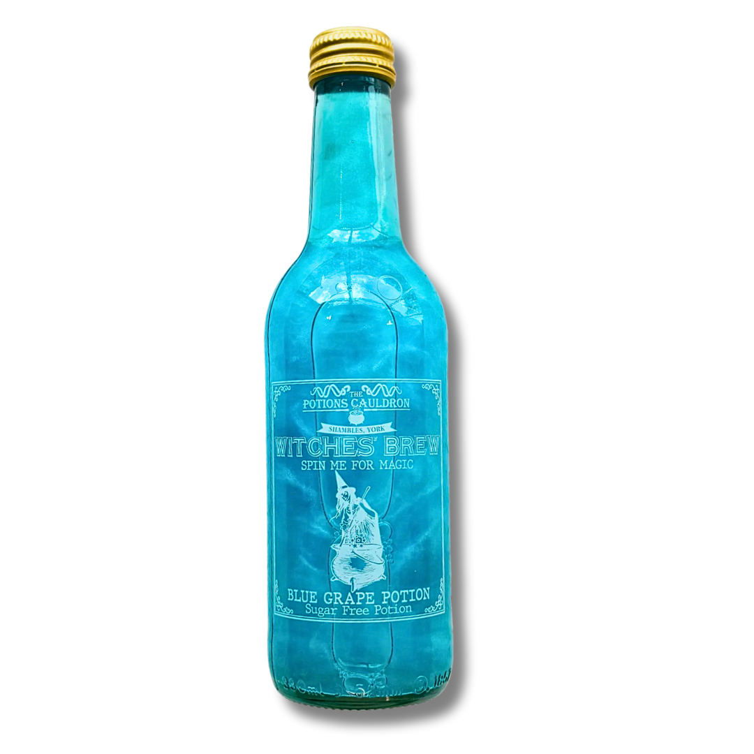 The Potions Cauldron -  Witches' Brew Blue Grape  Soda Flavour (12 x 330ml)