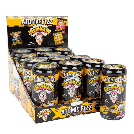Warheads Atomic Fizz Hard  Candy Canister USA (12x42g)