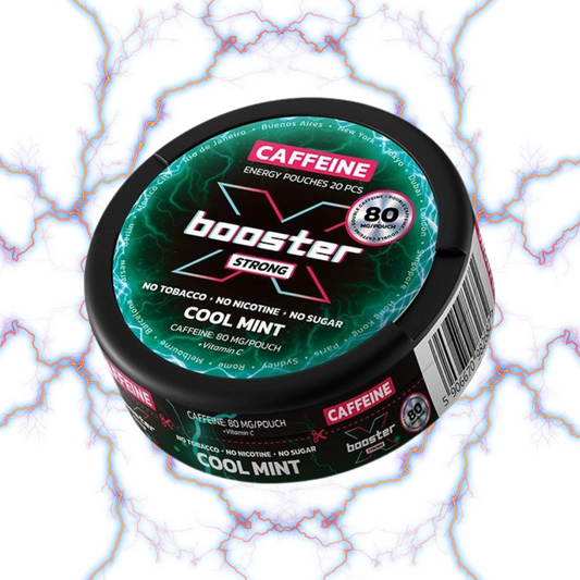 X-Booster Cool Mint 10x50g 80mg pouch