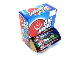 Airheads assorted flavours 60 bars 936g