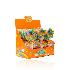 Candy Paradise Rainbow Star Swirl Lollipop (30x50g)