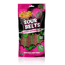 Sour Candy Paradise Sour Belts Wicked Watermelon (12x100g)