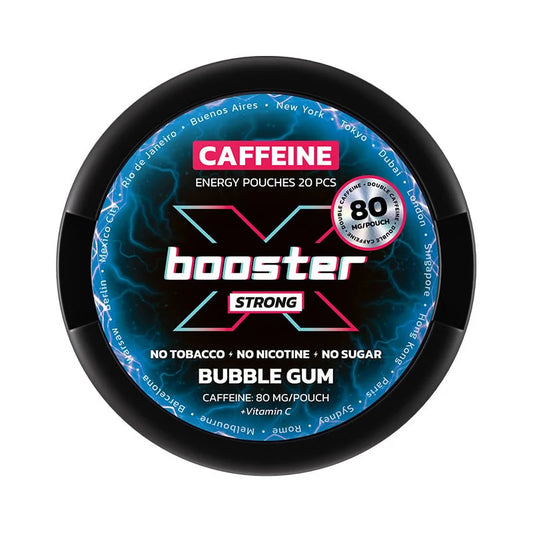 X-Booster Bubble Gum 10x50g 80mg pouch